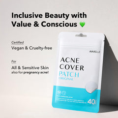 avarelle patch on cheek demonstrating discreet daytime wear