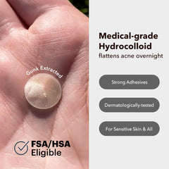 AVARELLE close-up of patch texture revealing hydrocolloid surface for absorption