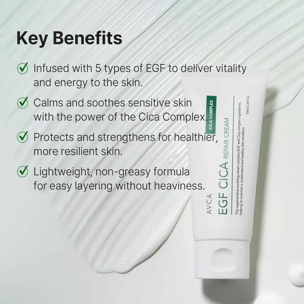 AVCA dispensing cream from jar demonstrating easy application benefit