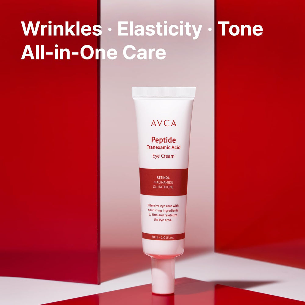 AVCA eye cream silky texture close-up illustrating fast absorption