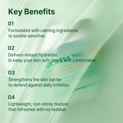 AVCA swatch on hand demonstrating lightweight absorption benefit