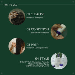 Aveda brilliant creme alongside organic aloe highlighting humectant ingredient and hydration benefit