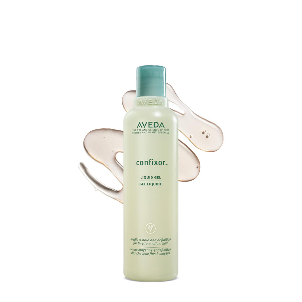 Aveda Confixor front label showing product identity and aroma benefits