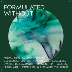 Aveda oil drops on fingertips demonstrating lightweight texture and absorbency benefits