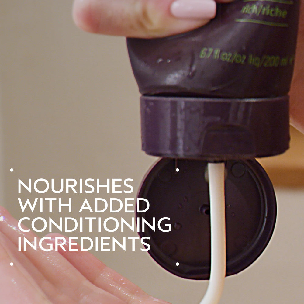 Aveda Invati Ultra Rich conditioner creamy texture close-up showing nourishing formula