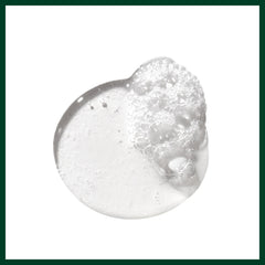 Aveda purifying gel cleanser foamed on hand demonstrating gentle but effective cleanse