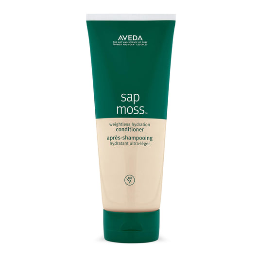Aveda Sap Moss front packaging showing label and bottle benefits