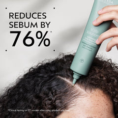 Aveda gel texture close-up illustrating lightweight, rinseable formula and smooth spread