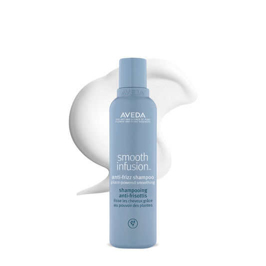 Aveda Smooth Infusion front packaging showing bottle and size with sleek finish