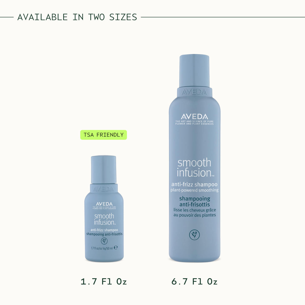 Aveda label closeup listing naturally derived ingredients and clean formulation