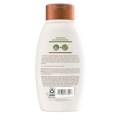Aveeno before and after hair strand demonstrating improved softness