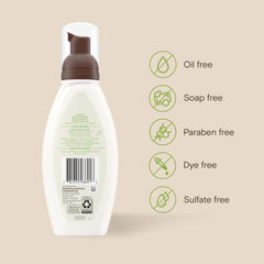 Aveeno before and after texture comparison showing improved skin appearance