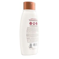Aveeno results on hair after use showing smoother, shinier, less fragile strands