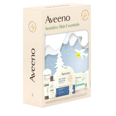 Aveeno Skin Relief repairing hand mask glove pair laid flat, highlights deep moisture benefit