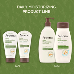 Aveeno in-hand usage demonstration illustrating easy dispensing and control