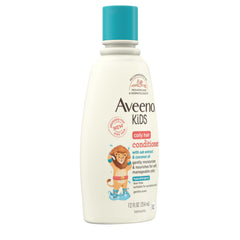 Aveeno Baby bottle on bathroom shelf in family setting showing everyday care benefit