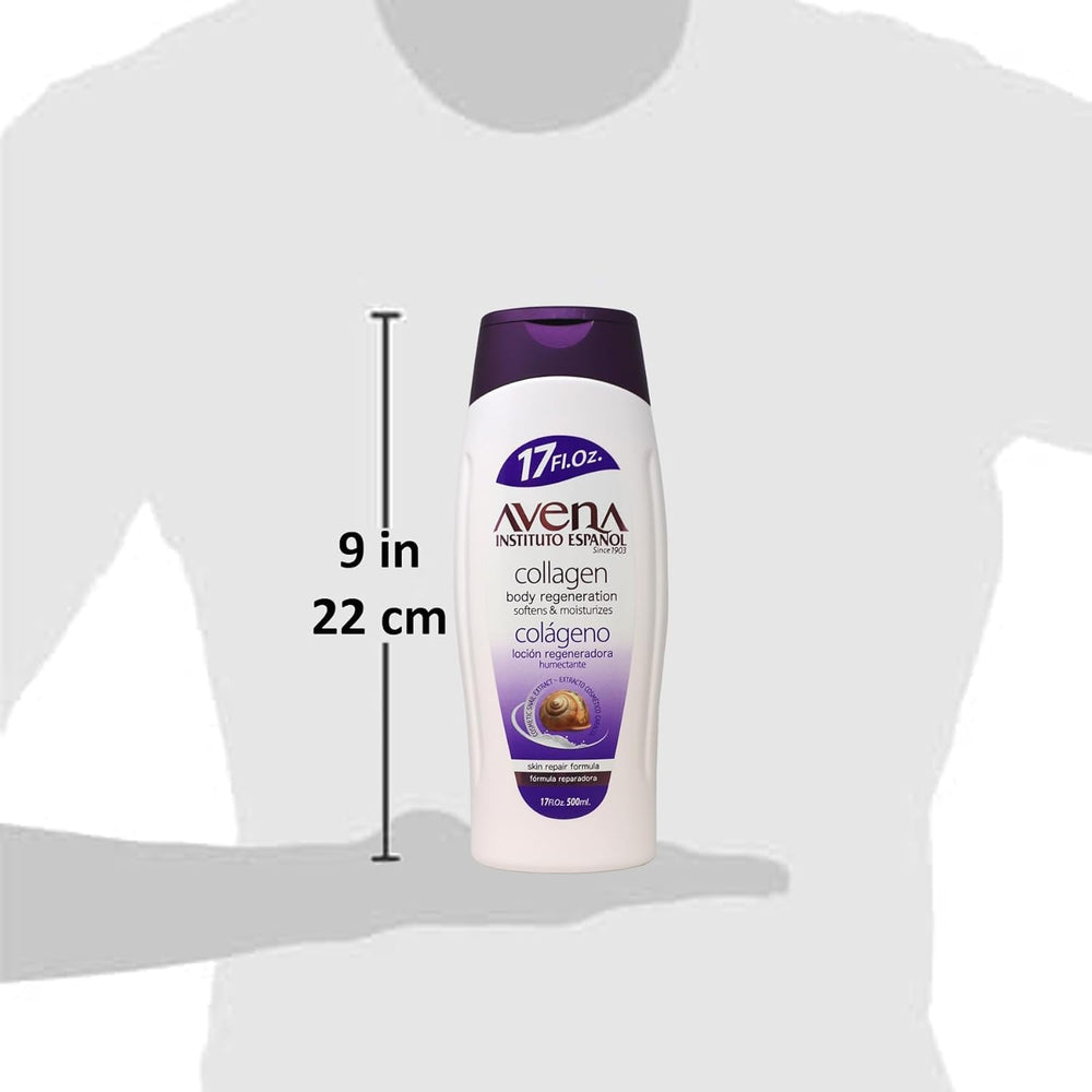 Avena Instituto Español on bathroom vanity styled for daily skincare routine
