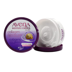 Avena Instituto Español open jar close-up showing creamy texture for fast absorption