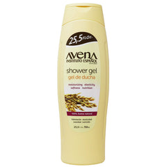Avena Instituto Español pump and label detail highlighting natural oat formulation