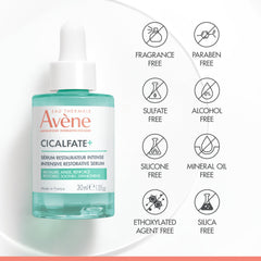 Avène Cicalfate+ next to a coin to show compact travel-friendly size