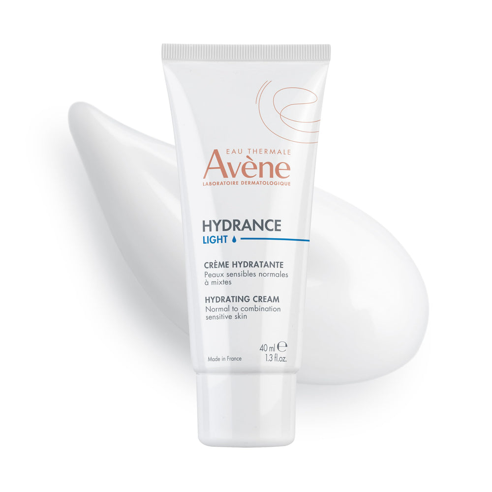 Avène Hydrance LIGHT front bottle showing label and size, promotes lightweight hydration