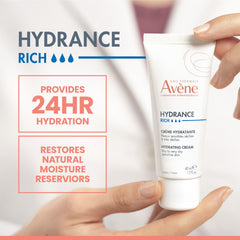 Eau Thermale Avène rich cream texture close-up demonstrating nourishing feel