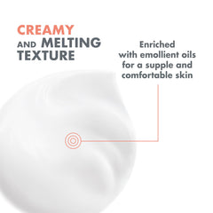 Avène jar open top detail revealing creamy consistency and easy application benefit