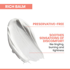 Avène sterile dispenser detail illustrating preservative-free packaging and hygiene benefit