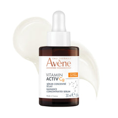 Eau Thermale Avène front bottle showing serum and branding for instant radiance