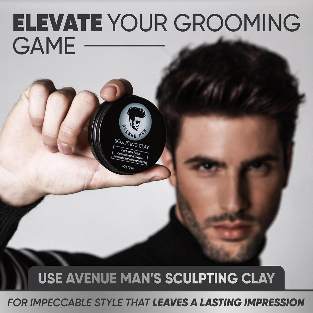 Avenue Man on bathroom counter lifestyle scene showing everyday grooming convenience