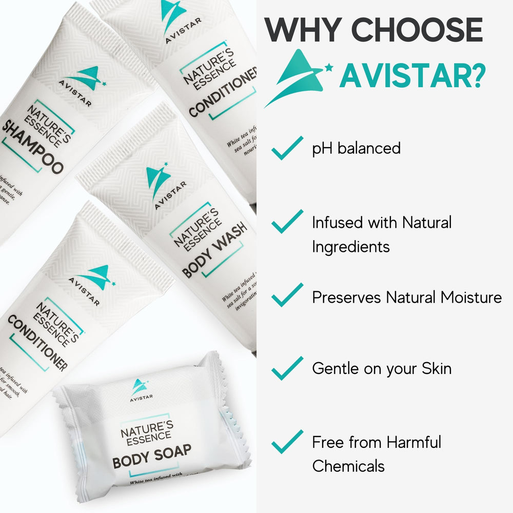 Avistar bottle in hand to illustrate travel-size portability and convenience