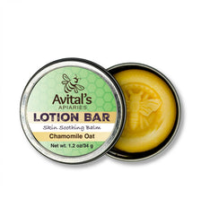 Avital's Apiaries front packaging showcasing bar and brand, convenient travel benefit