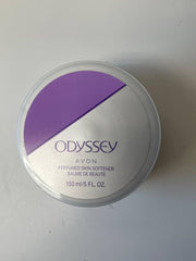 Avon Odyssey jar front view showing elegant label and travel-friendly size