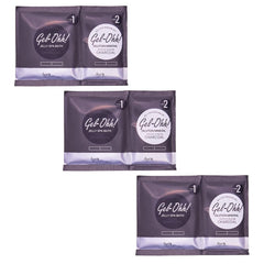 AvryBeauty front packaging showing three Gel-Ohh pedicure pods and easy-use benefit