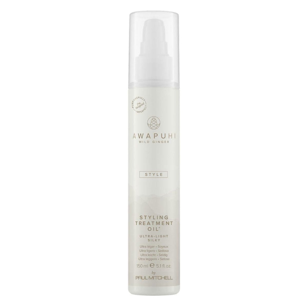 Awapuhi Wild Ginger front bottle showing label and size, highlights sleek packaging and benefit