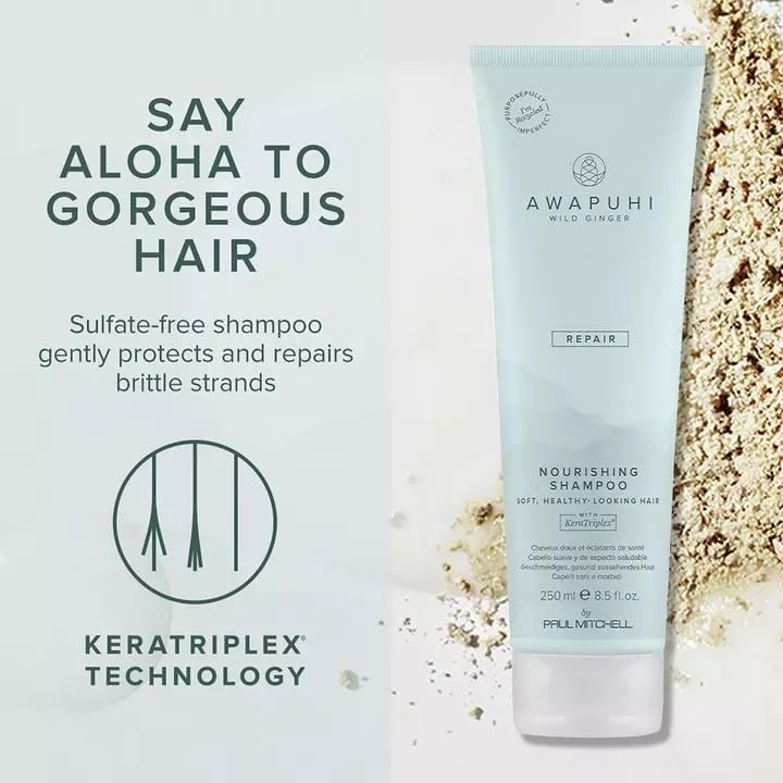 Paul Mitchell Awapuhi Wild Ginger creamy lather texture demonstrating gentle, effective cleansing