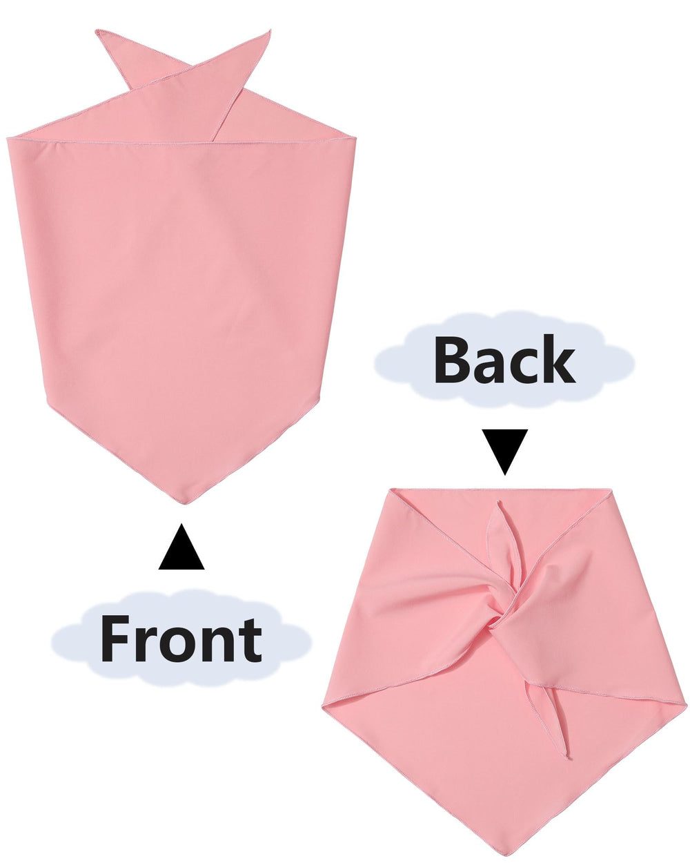 AWAYTR folded bandana in gift-ready presentation, perfect present
