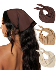 AWAYTR front view beige bandana showing clean lines and coverage
