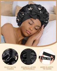 AWAYTR reversible bonnet showing both pattern sides for versatile styling