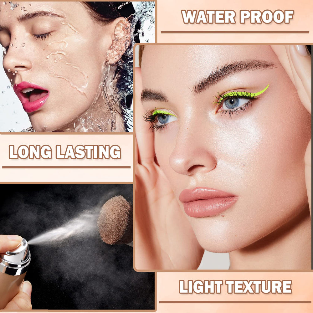 AWCCXMYM application on brush demonstrating easy pickup and seamless blending for flawless base