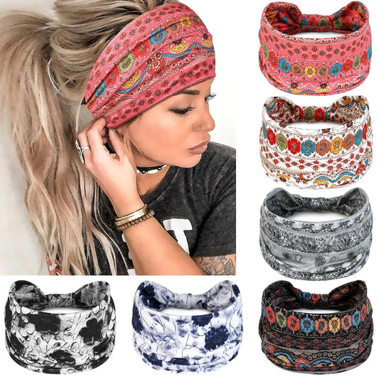 Awumbuk front view of gray headband pack showing neat knot and benefits
