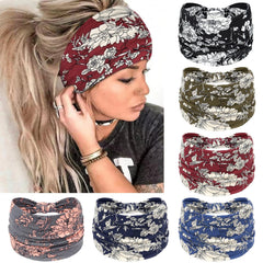 Awumbuk headband front view showing full coverage and versatile styling benefit