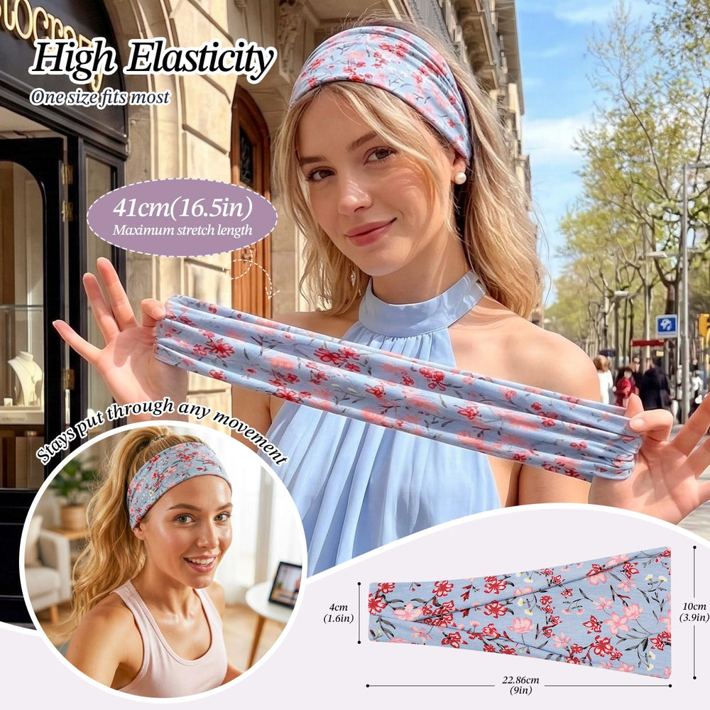Awumbuk headband beside ruler showing stretch and fit