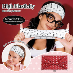 Awumbuk headband next to ruler showing 9.4-inch length and accurate size reference
