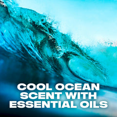 AXE Cool Ocean bottle beside razor for scale and practical use