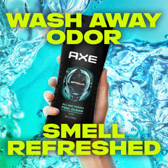 AXE Dark Temptation foam texture demonstrating rich lather and deep-clean benefit