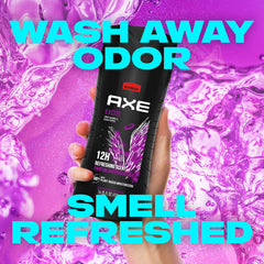Fresh coconut and cracked black pepper beside AXE bottle highlighting fragrance notes and energy