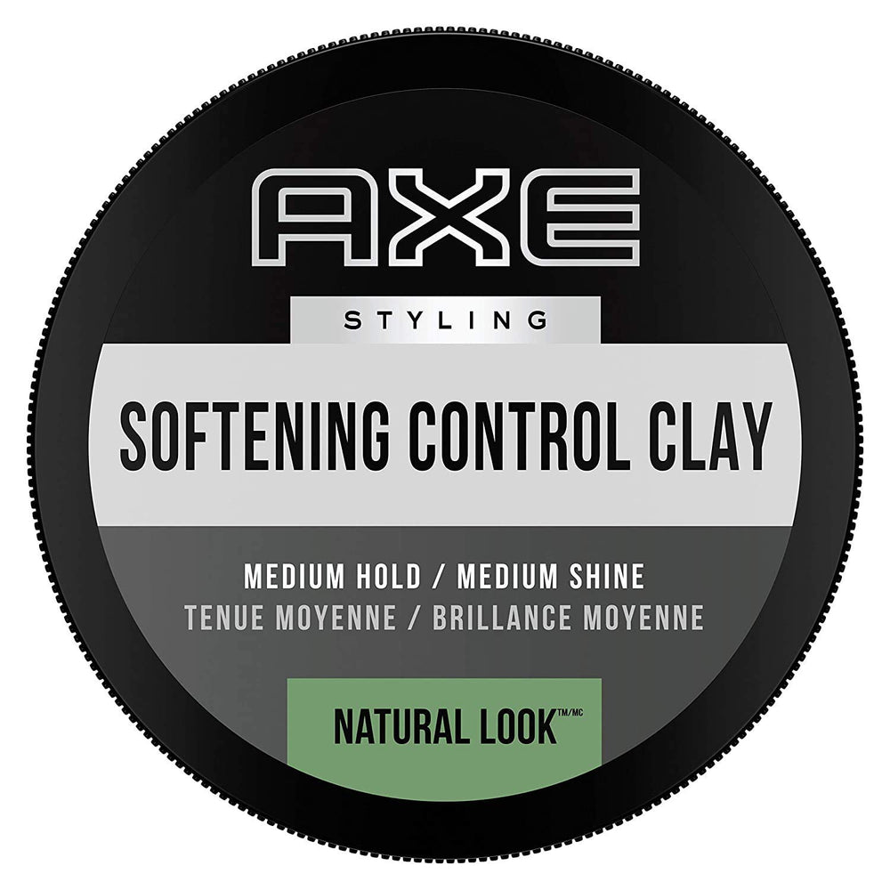Dove shows Axe cream front packaging with portable size and easy styling benefit