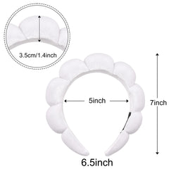 Ayesha headband on bathroom vanity shows stylish spa-ready routine benefit