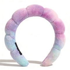 Ayesha headband front view showing neat fit and easy put-on benefit